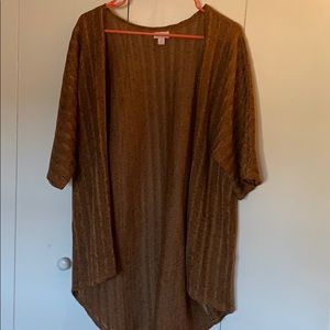 LAST CHANCE LulaRoe Brown Black Heathered Kimono